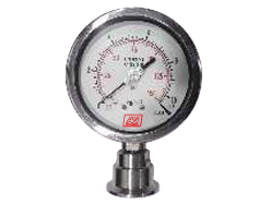PRESSURE GAUGE WITH SS SANITARY  MODEL- I10-01
